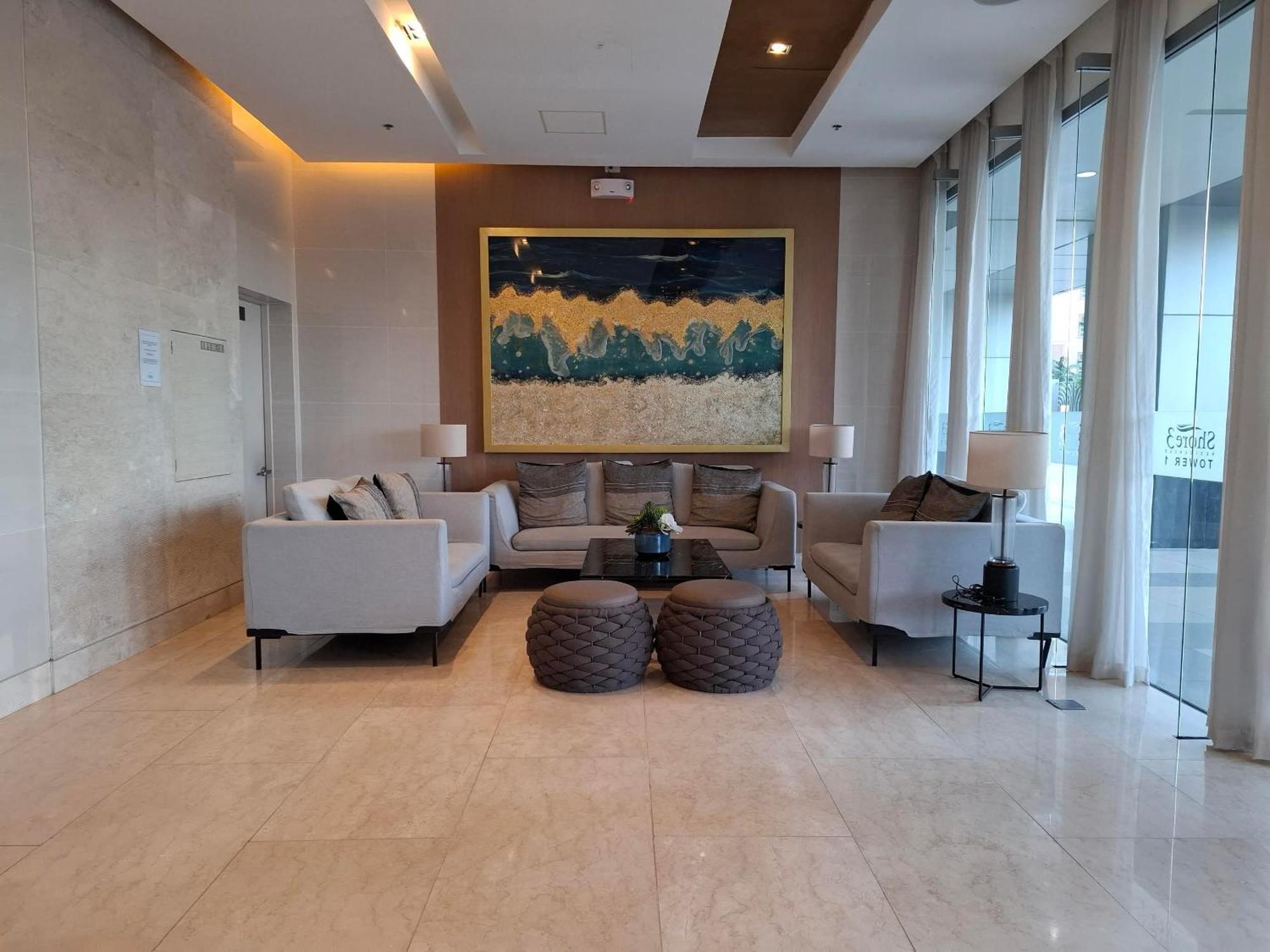 Shore 1 & 3 Residences Moa 1Br With Balcony By Darpm Manila Kültér fotó