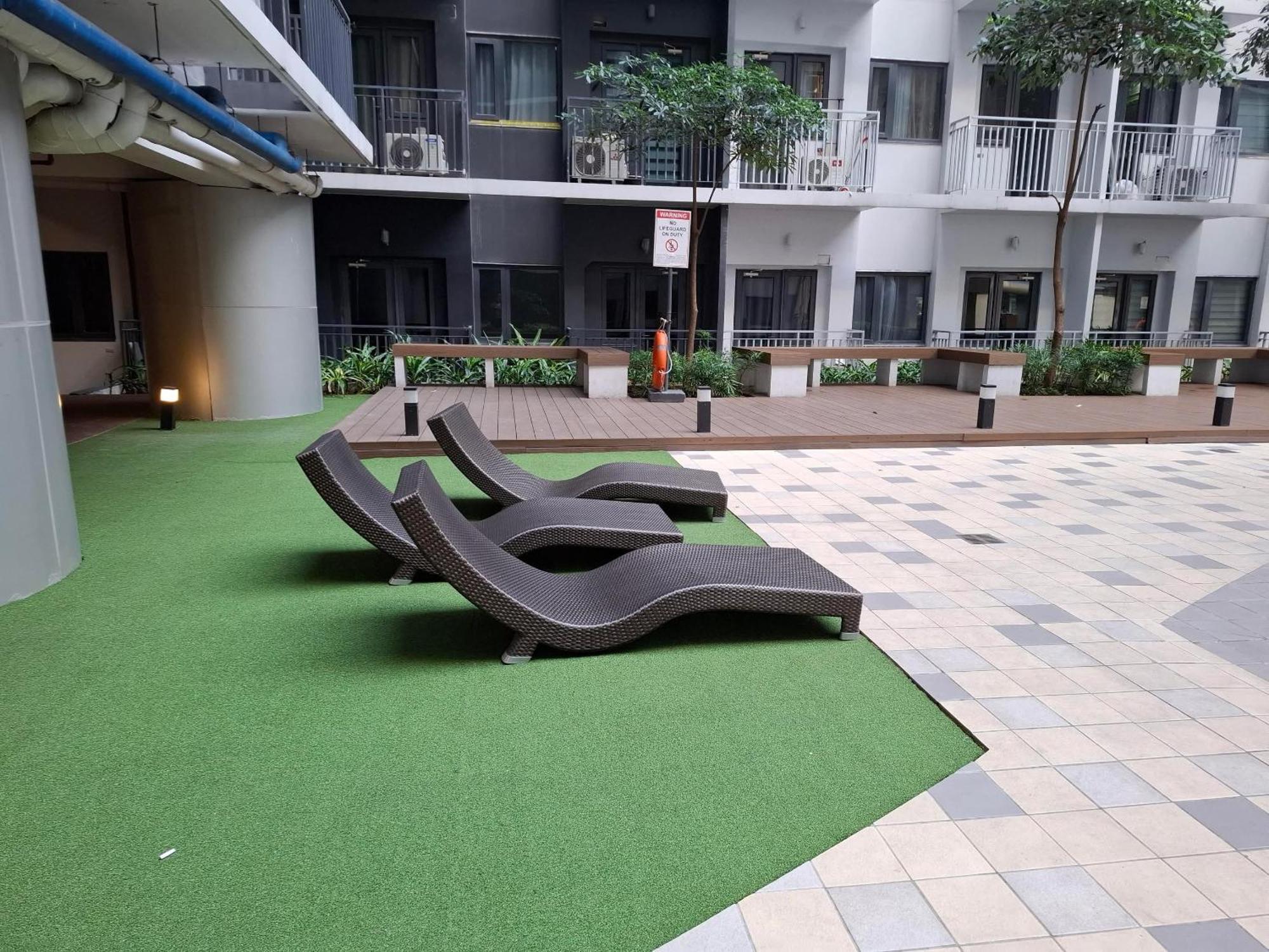 Shore 1 & 3 Residences Moa 1Br With Balcony By Darpm Manila Kültér fotó